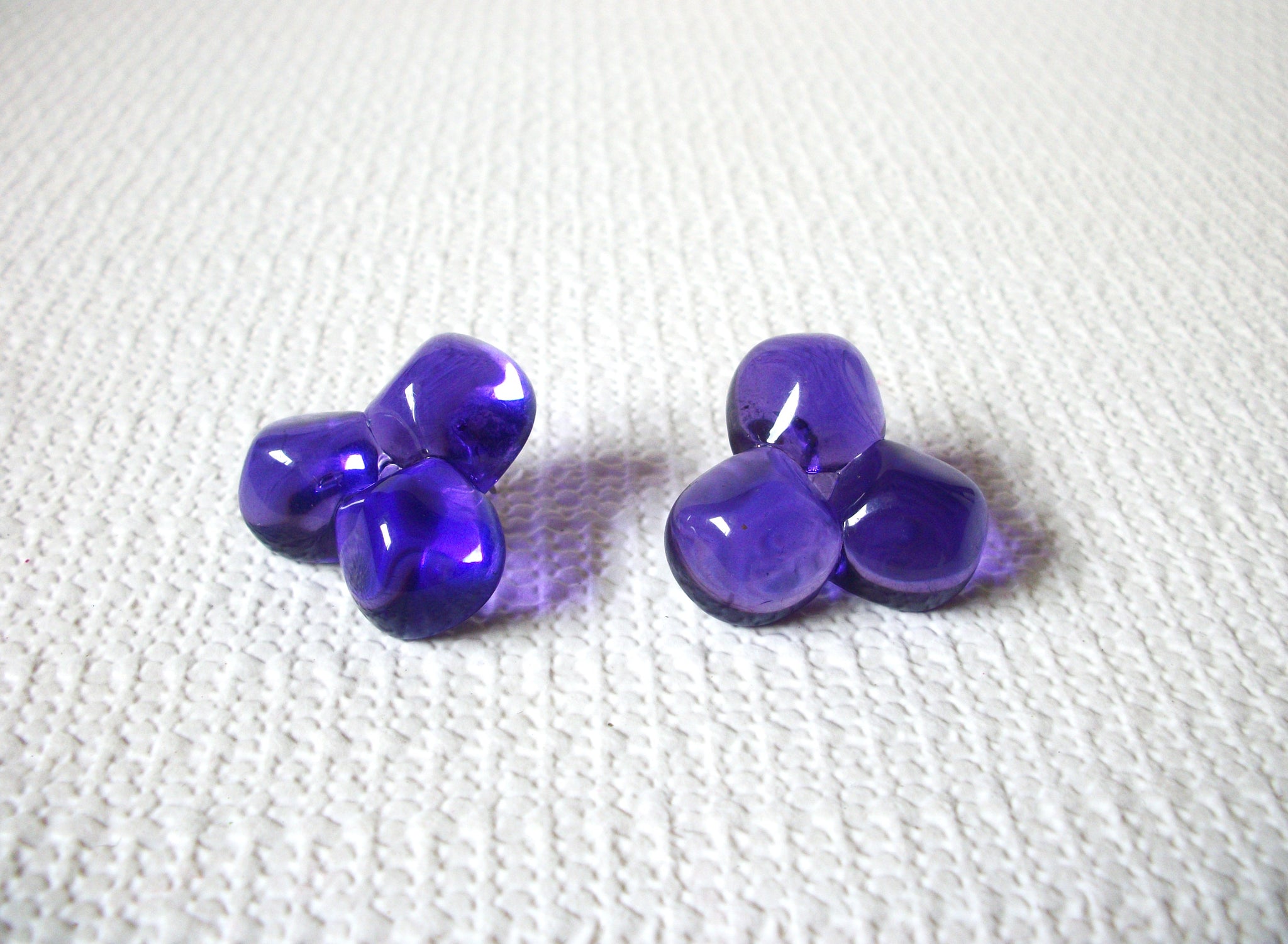 Retro Purple Earrings 80320