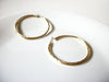 Larger Gold Toned Hoop Earrings 80320