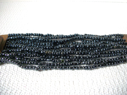 Vintage Hematite Wide Bracelet 80420