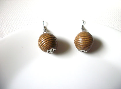 Vintage Wooden Earrings 80420