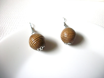 Vintage Wooden Earrings 80420