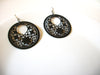 Retro Spanish Black Flower Earrings 80420
