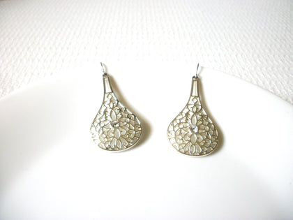 Retro Silver Rhinestone Earrings 80420