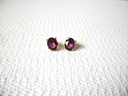 Amethyst Stud Earrings 80420