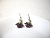 Victorian Angel Opal Glass Trumpet Flower Earrings 80420