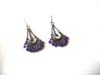Victorian Purple Glass Chandelier Earrings 80420