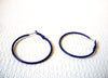 Retro Purple Hoop Earrings 80420