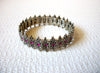 Vintage Fuchsia Pink Rhinestones Bracelet 80420