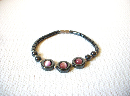 Hematite Pink Moon Glow Bracelet 80420