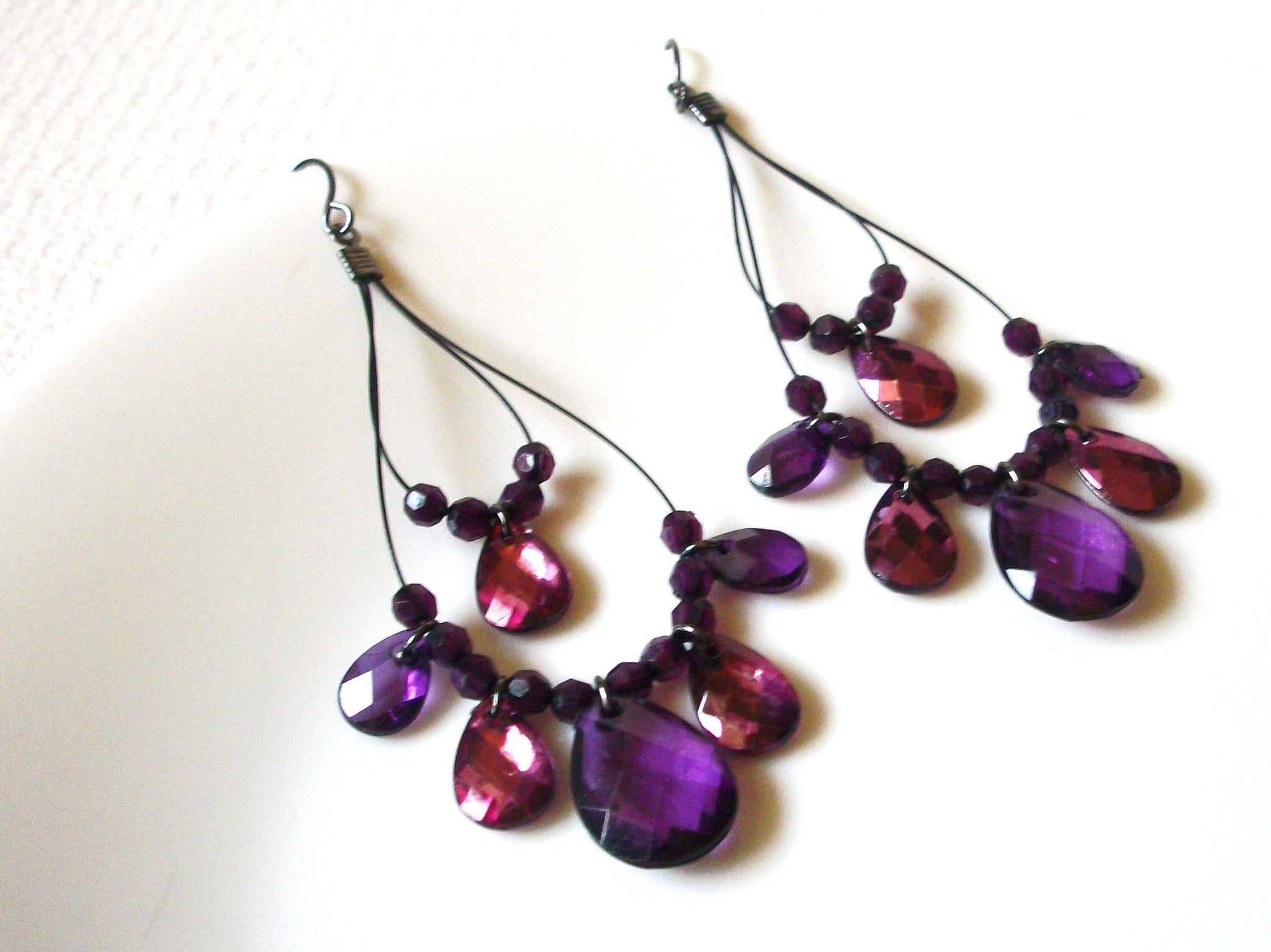 Purple Chandelier Earrings 80520