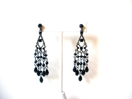 Victorian Black Chandelier Earrings 80520