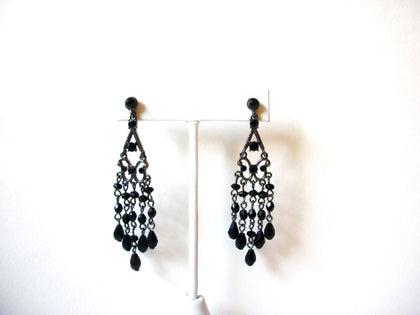 Victorian Black Chandelier Earrings 80520