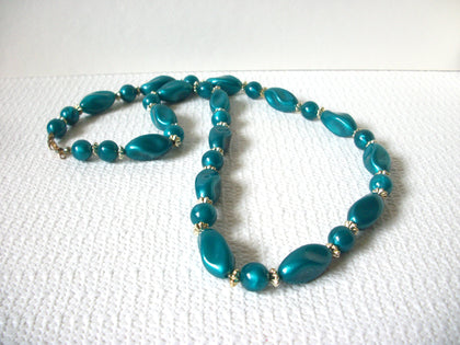 Vintage Teal Green Necklace 80520