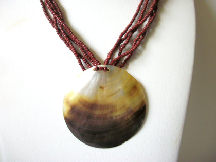 Vintage Paua Abalone Necklace 80520
