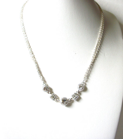 Vintage NAPIER Rhinestone Necklace 80520