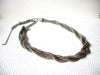 Retro Silver Toned Coil Necklace 80620