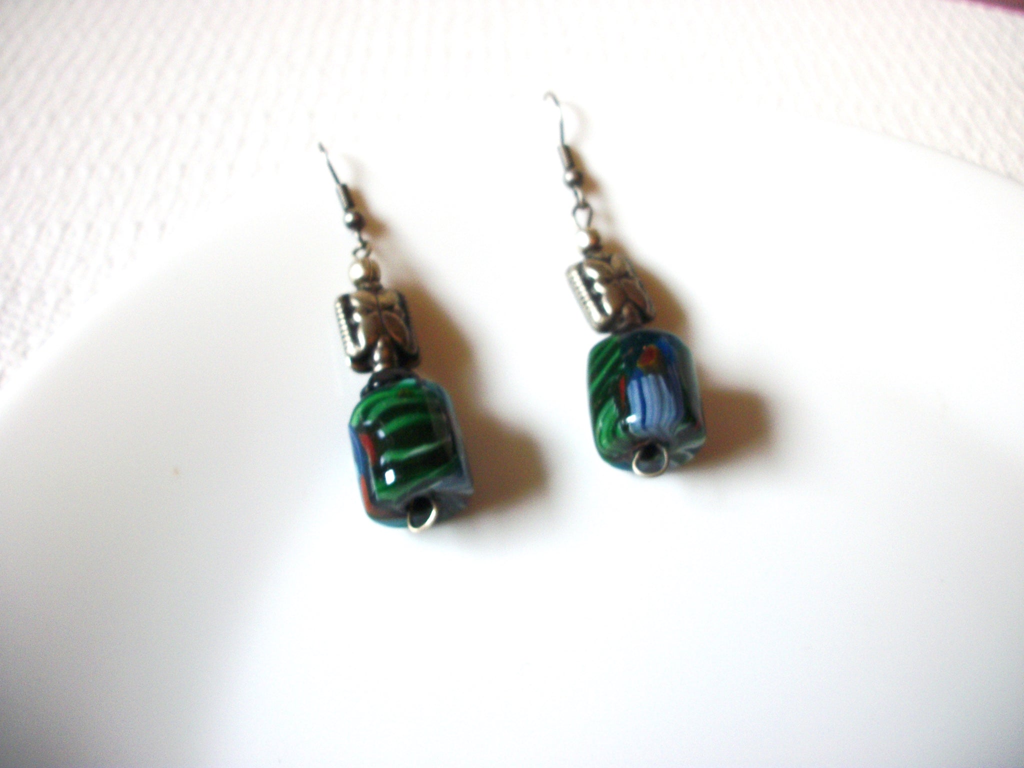 Vintage Glass Earrings 80620