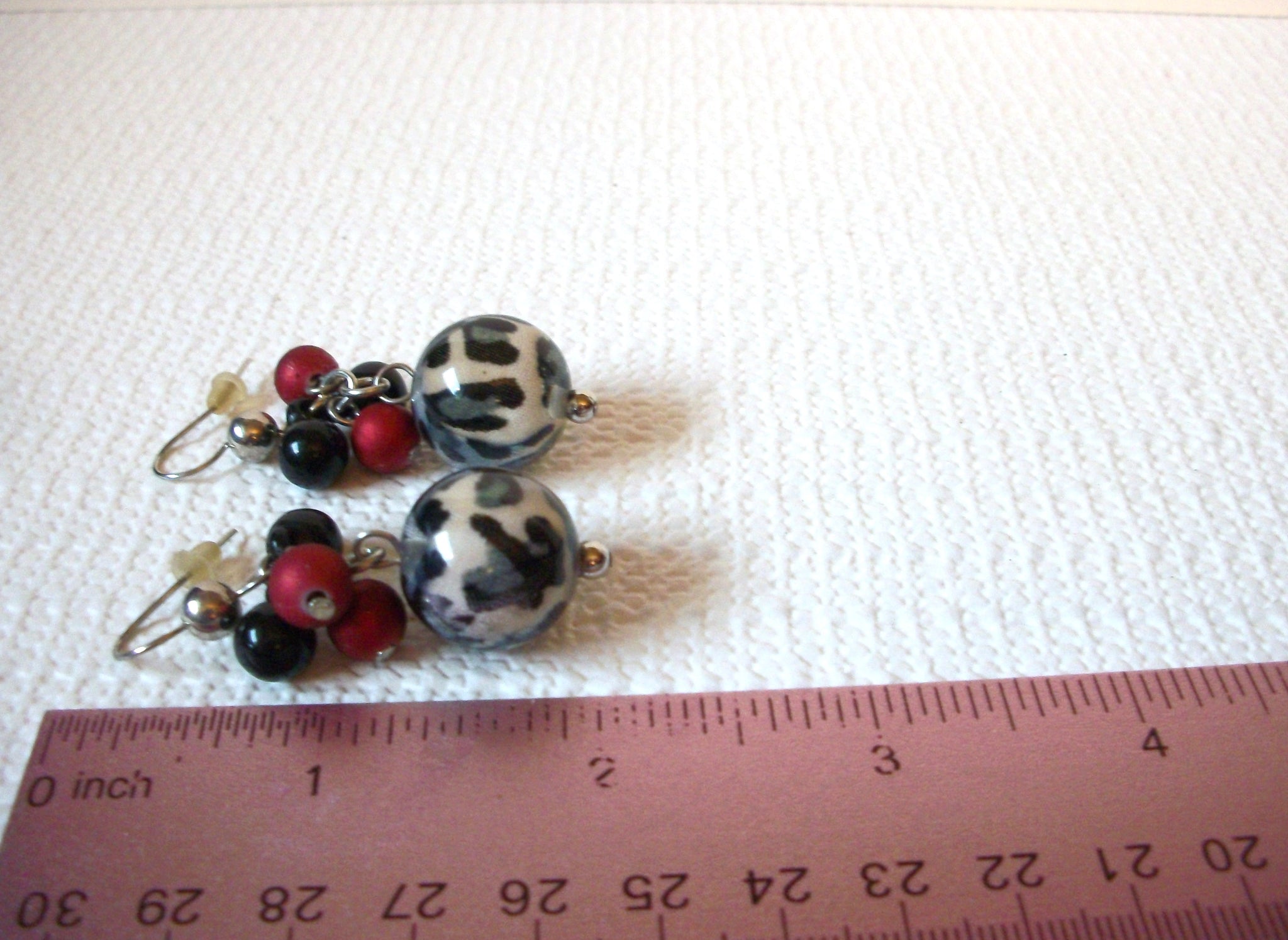 Retro Animal Print Earrings 80620