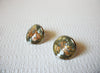 Retro Sage Peach Earrings 80720