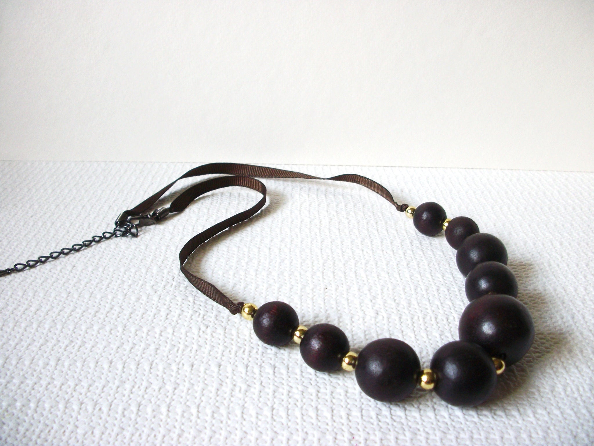 Bohemian M&S Wooden Beads Necklace 80720