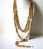 Vintage 100 Inch Pearl Shell Necklace 80720