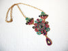 Retro Colorful Ornate Necklace 80820