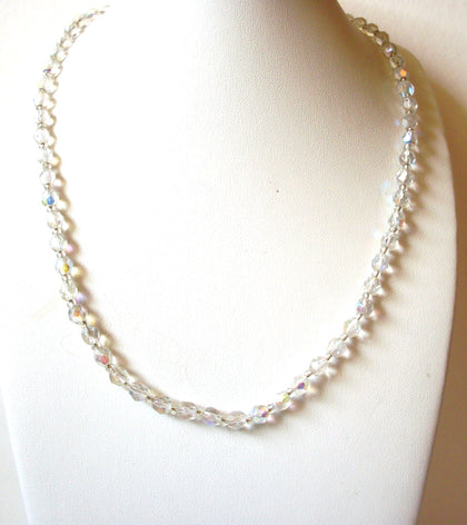 Vintage Aurora Borelias Crystal Necklace 80820