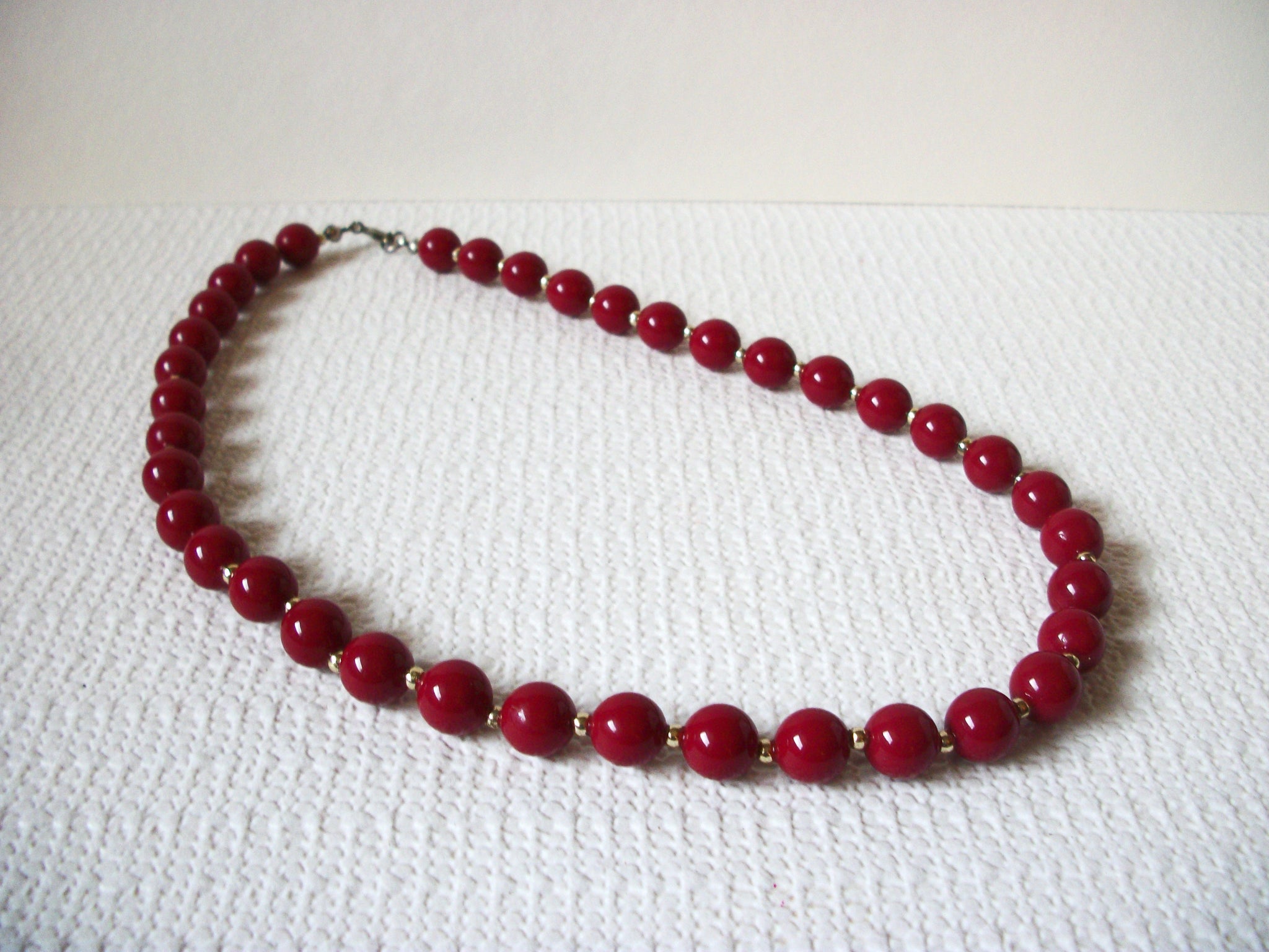 Retro Red Necklace 80820