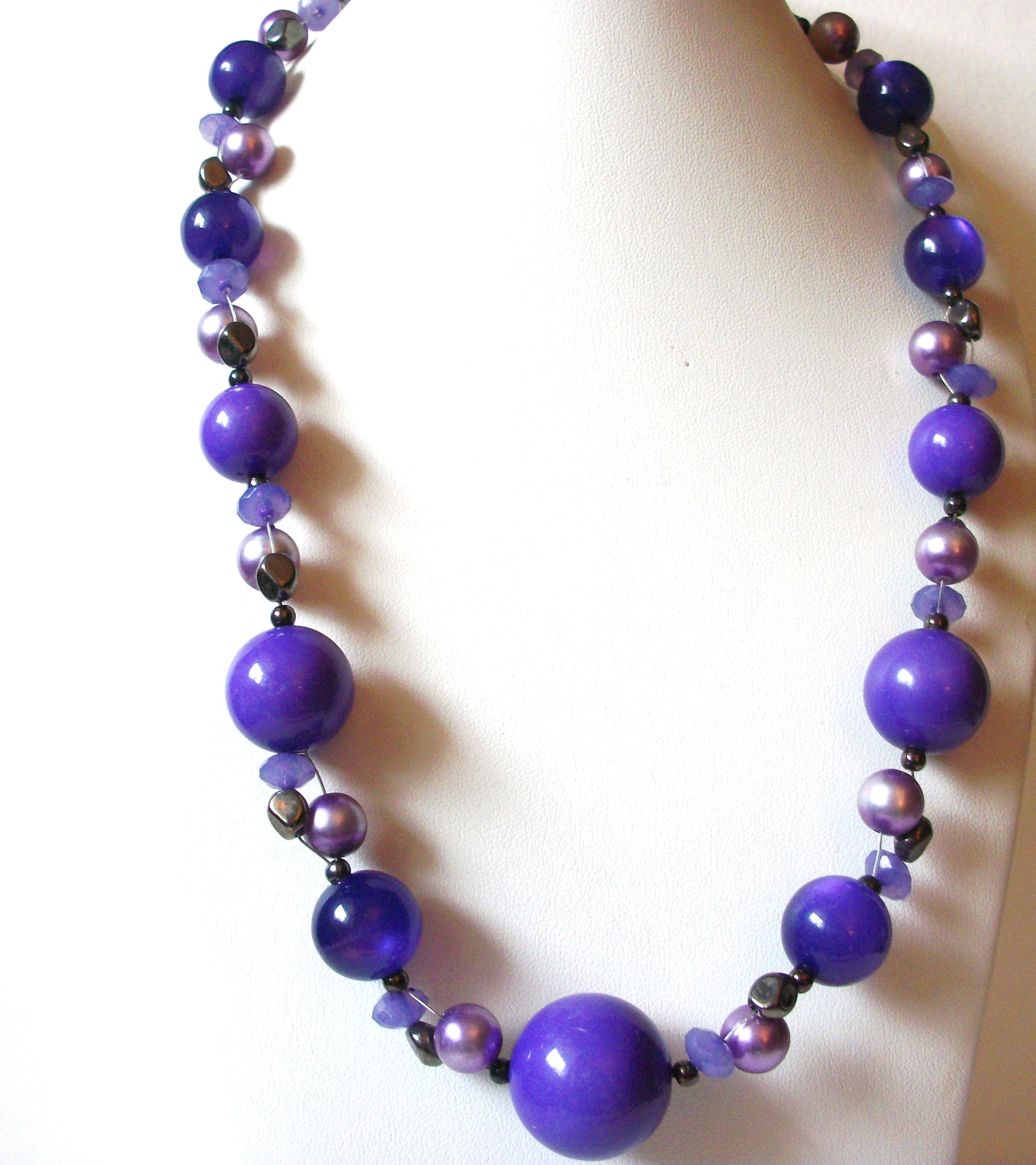 Retro Purple Necklace 80820