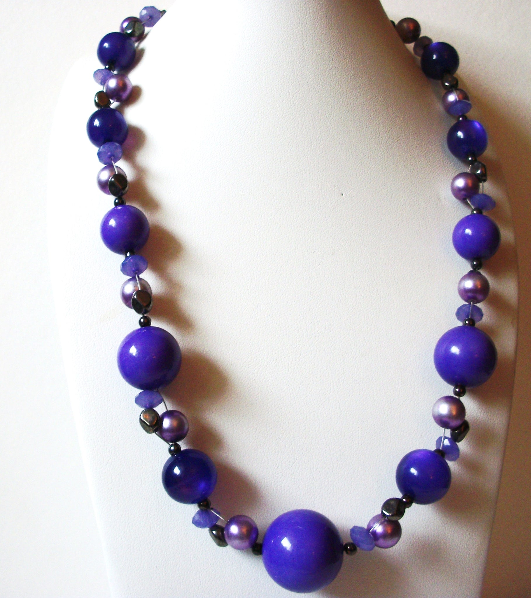 Retro Purple Necklace 80820