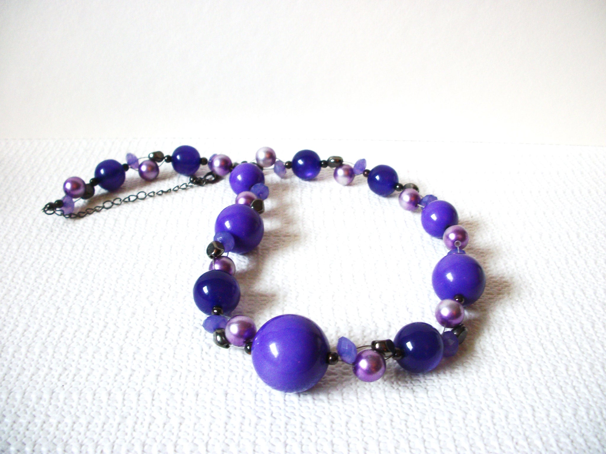 Retro Purple Necklace 80820