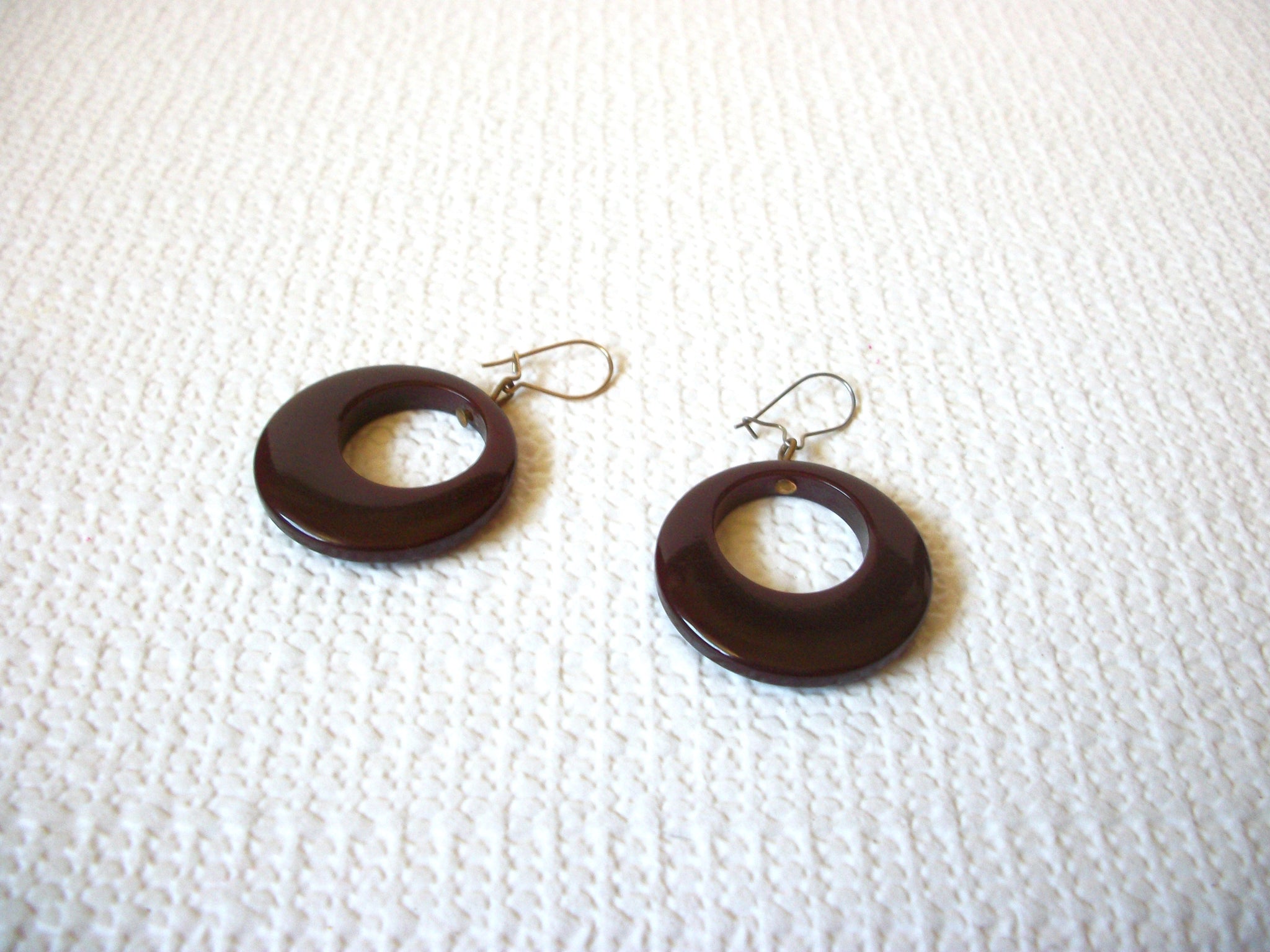 Retro Brown Earrings 81020