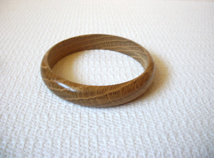 Vintage Organic Wood Bangle Bracelet 81020
