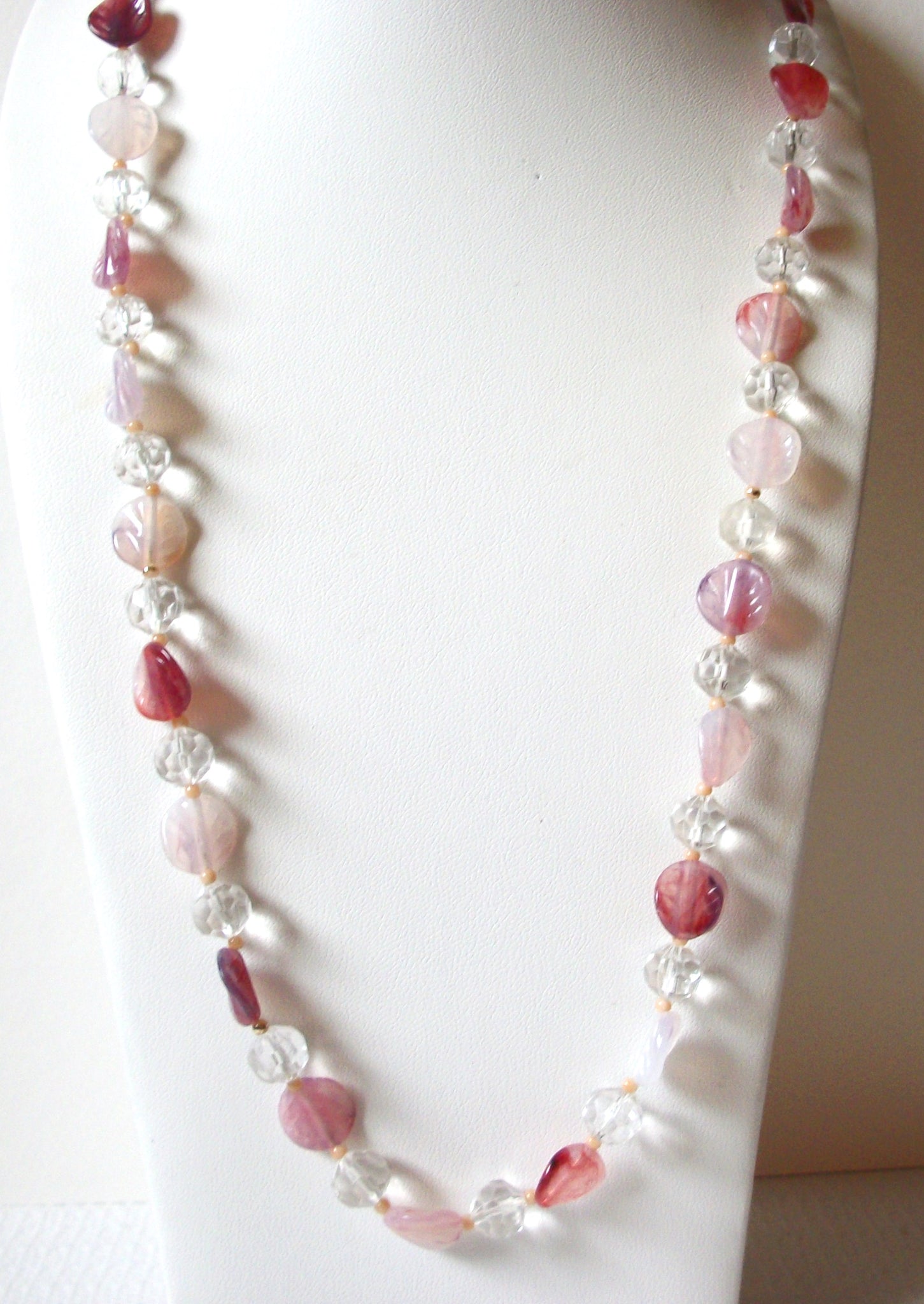 Vintage Romantic Leaf Beads Necklace 81020
