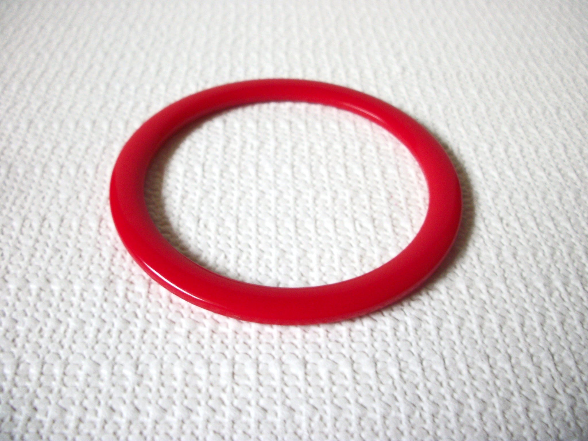 Retro Flat Red Bangle Bracelet 81020