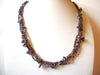 Vintage Purple Glass Amethyst Necklace 81120