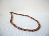 Vintage Clay Beads Necklace 81120