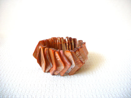 Chunky Orange Shell Bracelet 81120