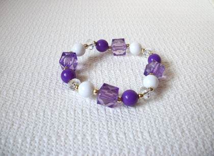 Retro White Purple Bracelet 81120