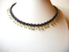 Vintage Glass Choker Necklace 81120