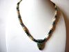 Vintage PUKA Glass Necklace 81120