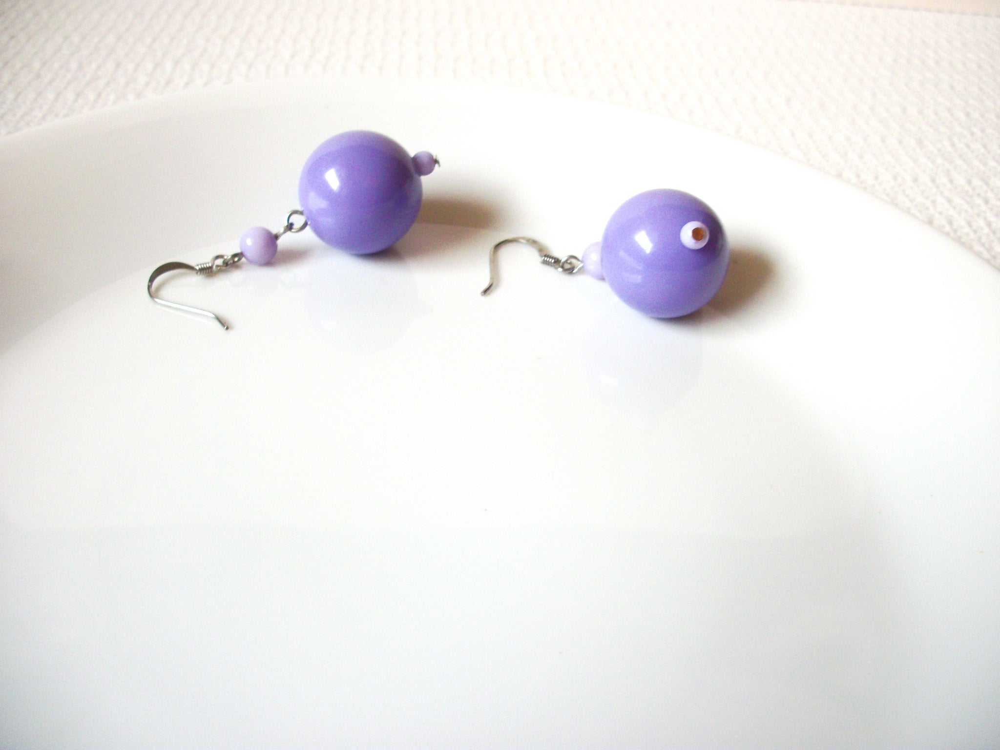 Retro Lavender Earrings 81220