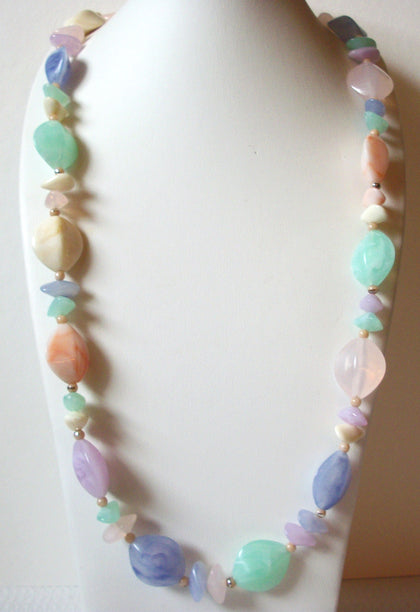 Retro Pastel Necklace 81220
