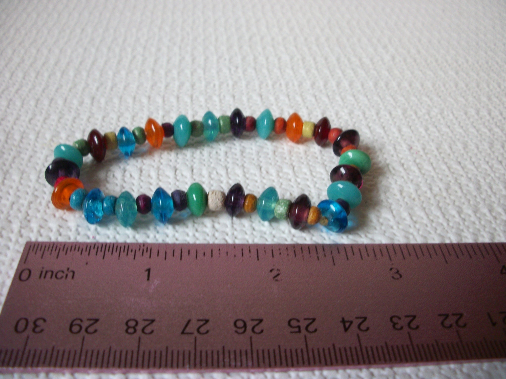 Retro Colorful Glass Bracelet 81220