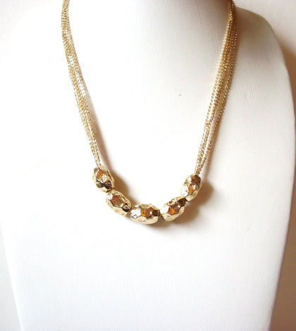 Retro Gold Toned Necklace 81220