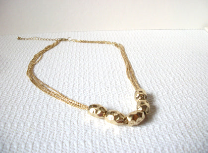 Retro Gold Toned Necklace 81220