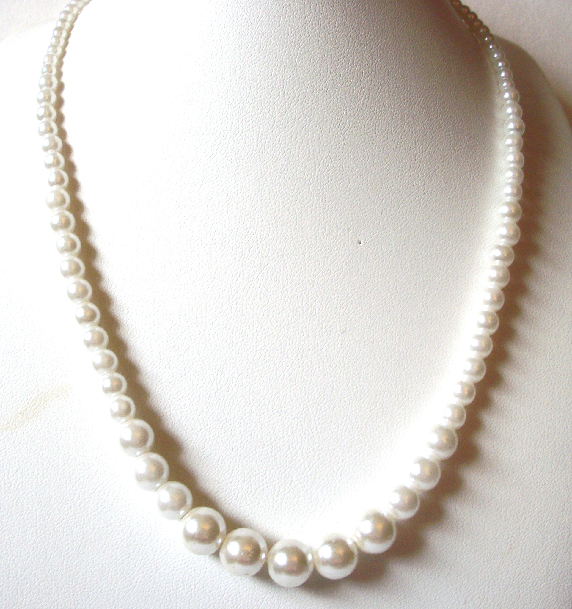 Retro Glass Pearl Necklace 81220