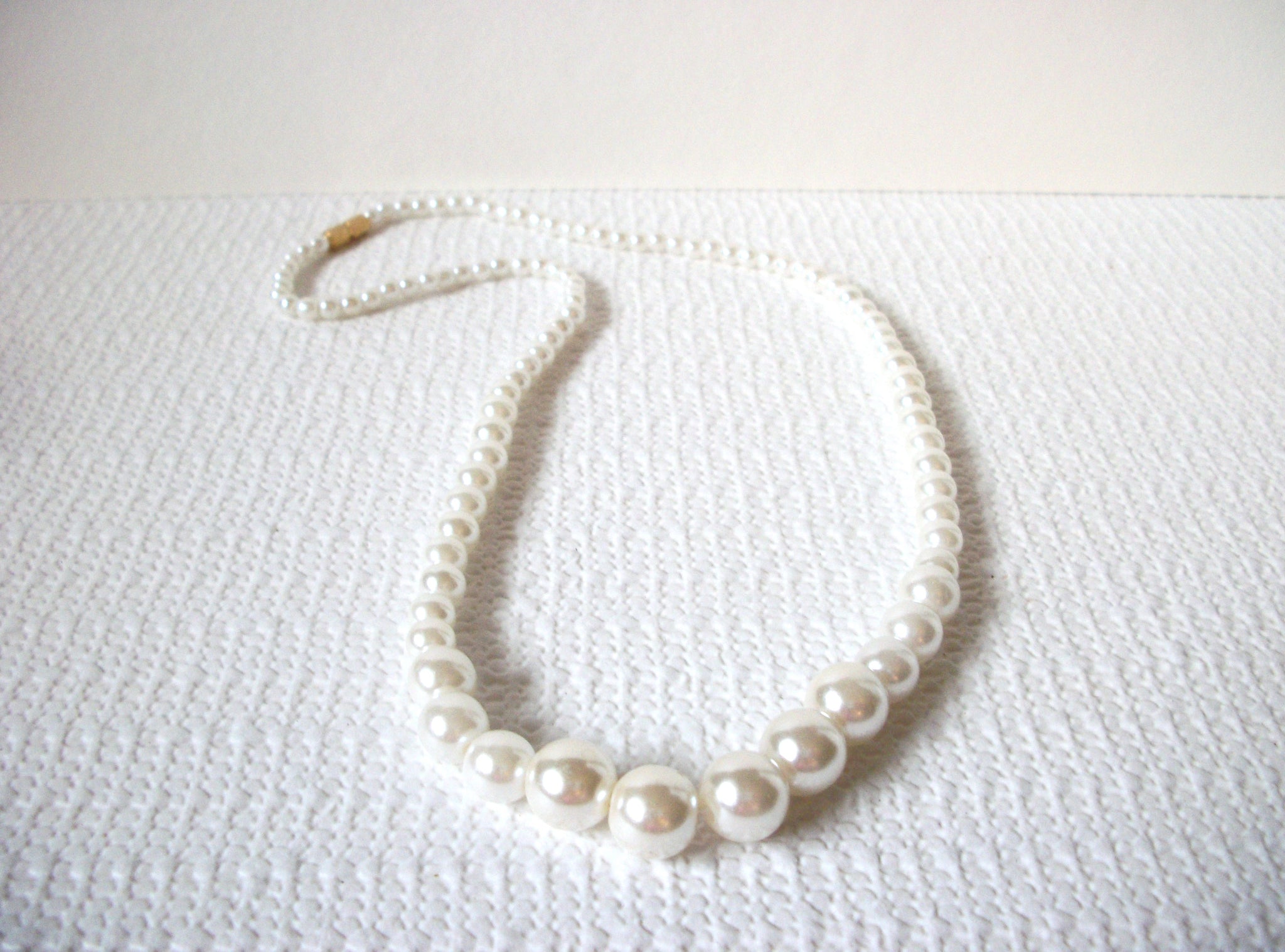 Retro Glass Pearl Necklace 81220