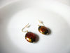Retro Fiery Glass Beads Earrings 81220