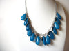 Retro Silver Blue Necklace 81220